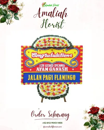 Bunga Papan Congratulation di Kutamekar